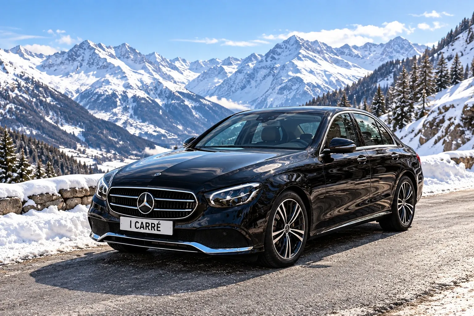 Aéroport Lyon Saint-Exupéry, départ du transfert VTC vers Tignes, alternative au taxi