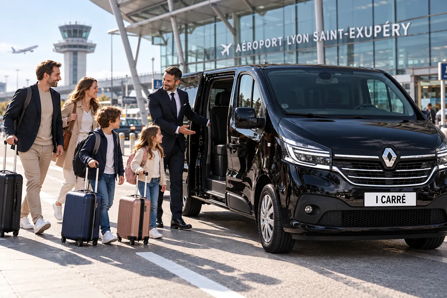 Chauffeur VTC à Grigny, alternative au taxi vers l'aéroport de Lyon